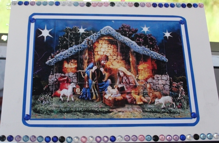 Christmas Scene Topper by Moira Paterson  (Ornella)