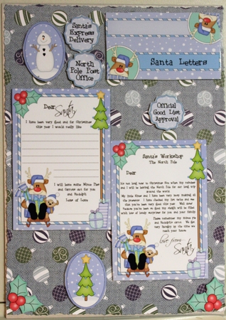 Xmas Rudolph Child's Santa Letter to and from Santa by Moira Paterson  (Ornella)
