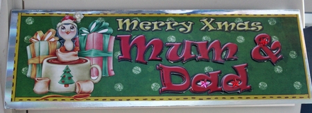 Large Dl - Merry Xmas-mum & Dad 3D Decoupage by Moira Paterson  (Ornella)