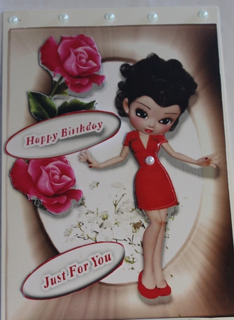 Lady in Red by Moira Paterson  (Ornella)