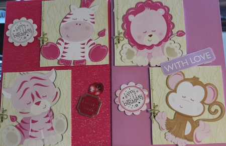 Four Little Toppers of Sleepy Jungle Babies by Moira Paterson  (Ornella)