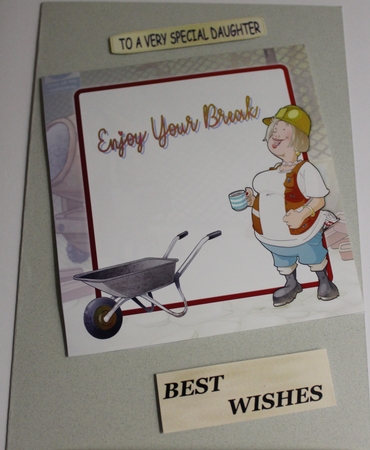 Builder Dudess 8x8 Quick Card by Moira Paterson  (Ornella)