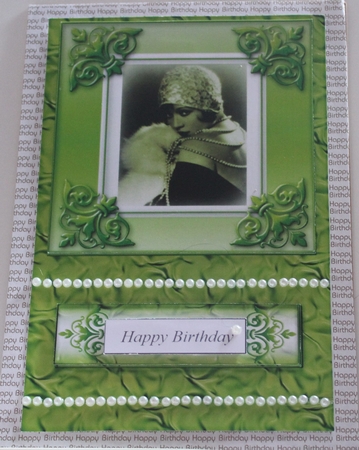 vintage Elegant Lady Quick card by Moira Paterson  (Ornella)