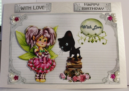 Spell Gone Wrong Again - WITH LOVE - Decoupage by Moira Paterson  (Ornella)