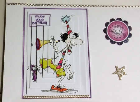 FUN BIRTHDAY MALE STEP BY STEP TOPPER by Moira Paterson  (Ornella)