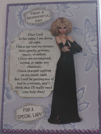 Bad Girls Prayer 3 - A4 card making sheet by Moira Paterson  (Ornella)
