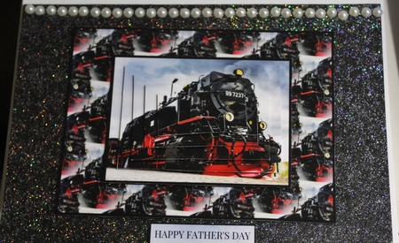 Train Pyramid Card by Moira Paterson  (Ornella)