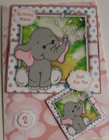 Ellies Rain making , Pink by Moira Paterson  (Ornella)
