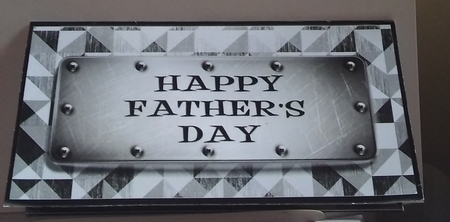 Male Metal Voucher/Money Wallet/Pocket Envelope - Fathers Day by Moira Paterson  (Ornella)
