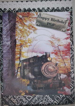 steam train by Moira Paterson  (Ornella)
