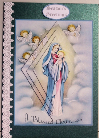 A Blessed Christmas Diamond Pyramage by Moira Paterson  (Ornella)