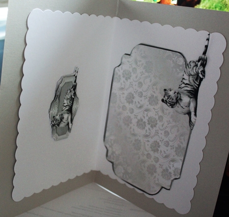 Matching insert for the design sheet - A Christmas Tiger by Moira Paterson  (Ornella)
