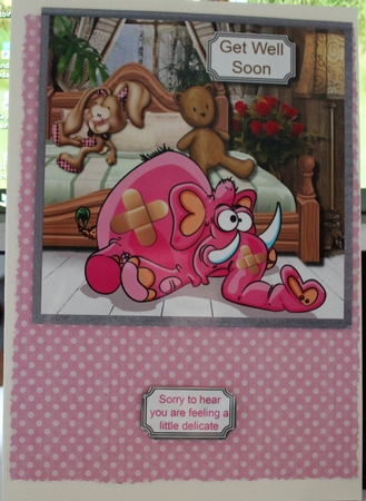 Get well soon elephant by Moira Paterson  (Ornella)
