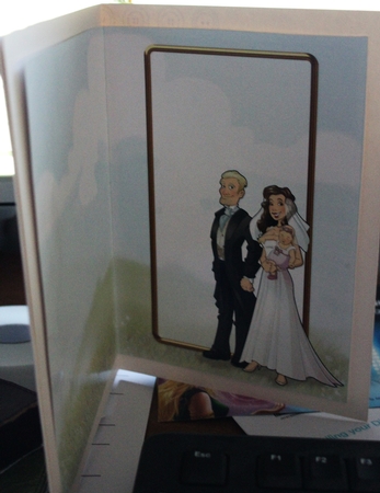 Wedding Couple with Baby Insert by Moira Paterson  (Ornella)