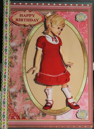 PRETTY IN RED GIRL by Moira Paterson  (Ornella)