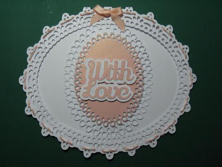 Oval Pattern Card by Monika Hall