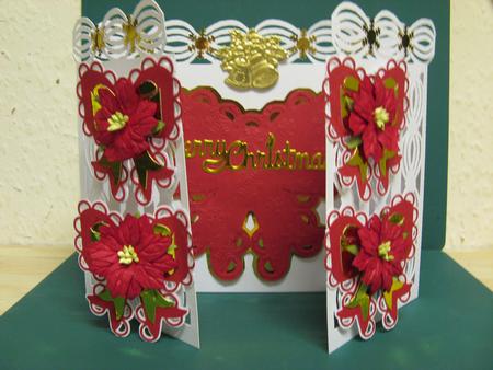 Ribbon and Bows Door Card by Monika Hall