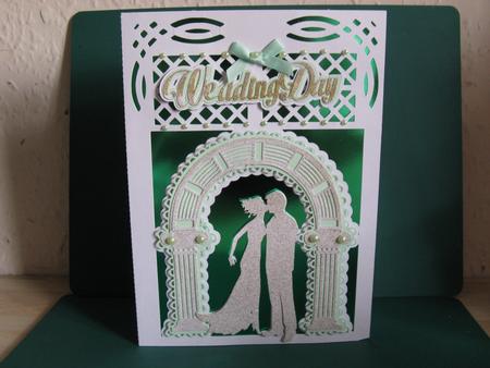 Wedding Day Single Card by Monika Hall