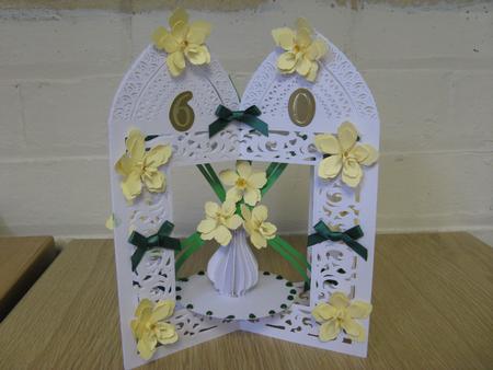 Daffodil Carousel Card & Box by Monika Hall