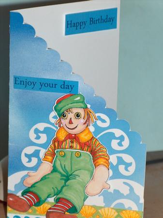 3D Andy Birthday Card for Child by Moragh Hunt