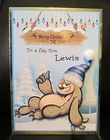 A Christmas Sloth by isobel bulloch