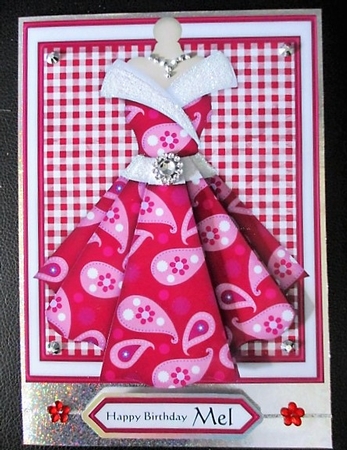 Womens Dress 22 - Decoupage Card Kit by isobel bulloch
