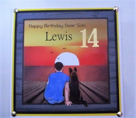 MANS BEST FRIEND quick card by isobel bulloch