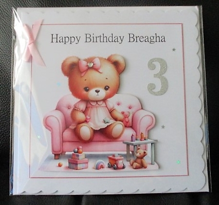 Happy Birthday Little one Pink by isobel bulloch