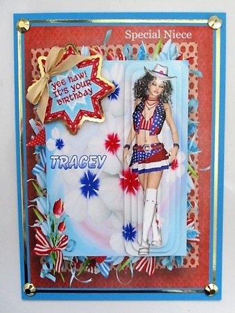 Yee Haw! It's Your Birthday or Happy 4th of July by isobel bulloch