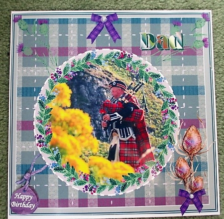FLOWERS OF SCOTLAND UNISEX MULTI SENTIMENT SHEET by isobel bulloch