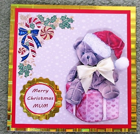 TEDDYS CHRISTMAS TOPPER by isobel bulloch