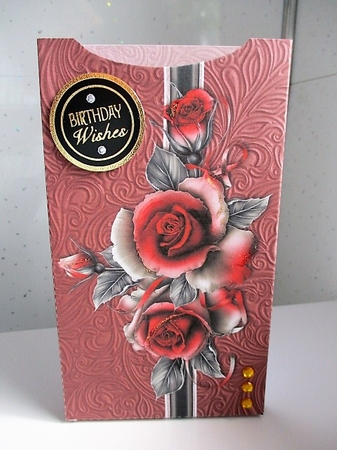 Gothic Roses Sweet Pocket Card by isobel bulloch