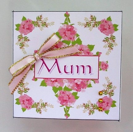 Pink Hydrangea Gift Box 2 by isobel bulloch