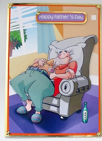 Lazy Dad Orange by isobel bulloch