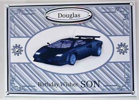 A5 black ferrari step by step card front by isobel bulloch