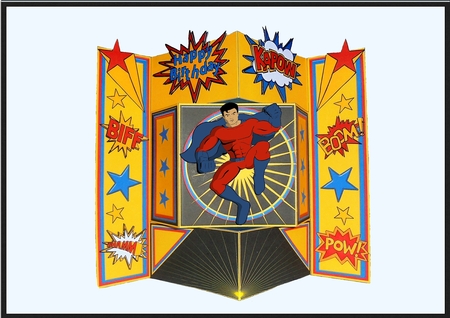 Comic Book Hero by Pauline Martin