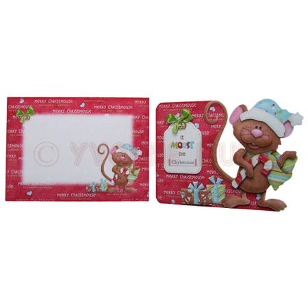 It Moust Be Christmas! Assymetric Shaped Fold Card Kit by Yvonne Munn