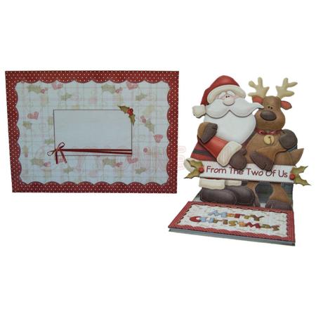 Christmas Dual Greetings Shaped Easel Card Kit by Yvonne Munn