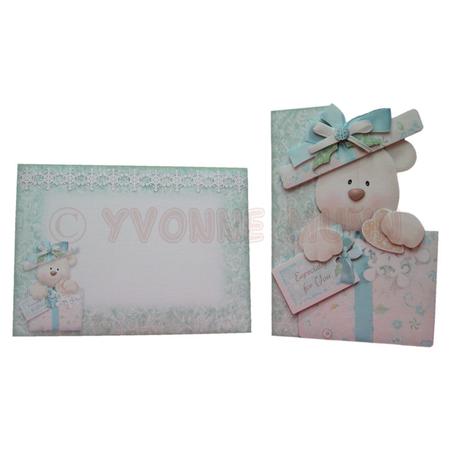 Bearing Greetings Shaped Fold Card Kit by Yvonne Munn