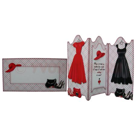 Fashion Dilemmas Screen Shaped Tri Fold Card Kit by Yvonne Munn