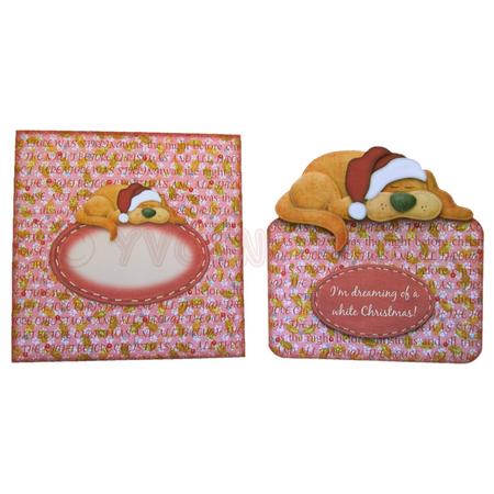 I?m Dreaming of a White Christmas Over the Top Card Kit by Yvonne Munn