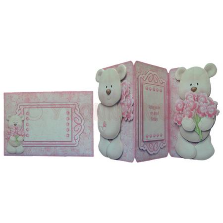 Bearing Flowers Shaped Tri Fold Card Kit by Yvonne Munn