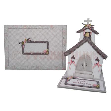 Family Celebrations Decoupage Shaped Easel Card Kit by Yvonne Munn