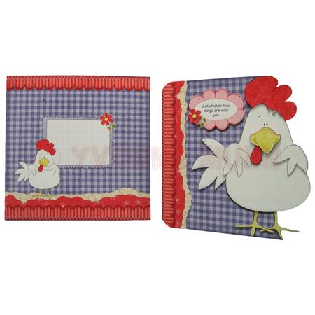 Chookie Greetings Shaped Fold Card Kit by Yvonne Munn