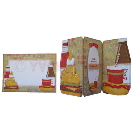 Fast Food Treats Shaped Tri Fold Card Kit by Yvonne Munn