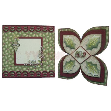 Spirit of the Season Quad Petal Shaped Fold Card Kit by Yvonne Munn