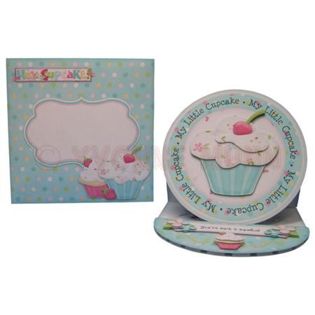 My Little Cupcake Round Easel Card Kit by Yvonne Munn