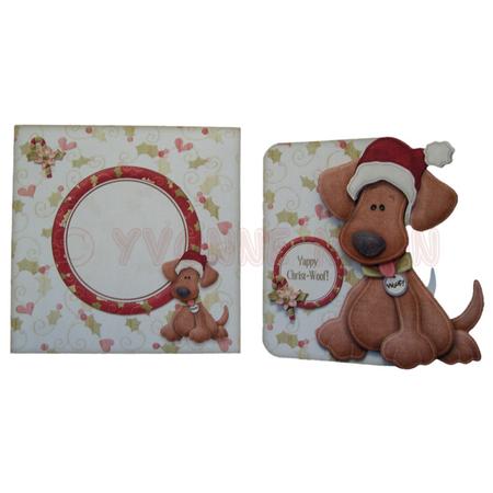 Yappy Christ-woof! Shaped Fold Card Kit by Yvonne Munn