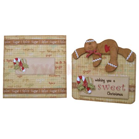 Gingerbread Sweet Christmas Over the Top Card Kit by Yvonne Munn