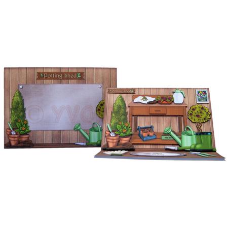In My Potting Shed Easel Card Kit by Yvonne Munn